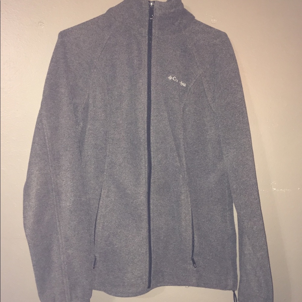 Grey Columbia zip up jacket